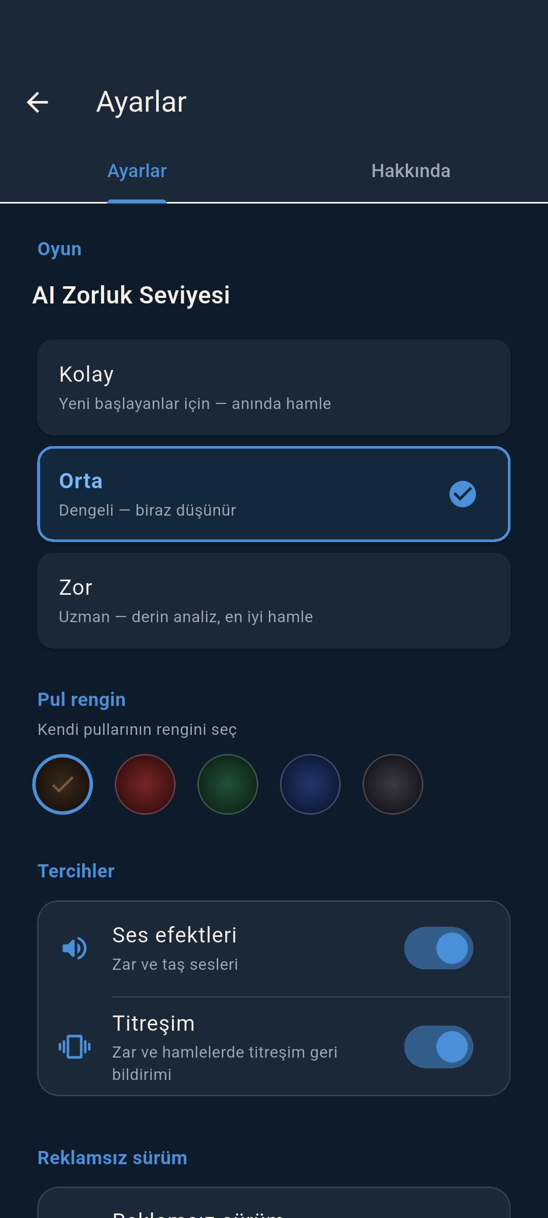 Ayarlar